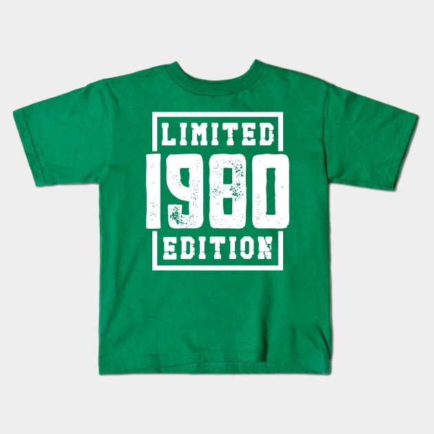 1980 Limited Edition Kids T-Shirt by colorsplash